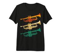Vintage Trumpet Trio Jazz Premium T-Shirt