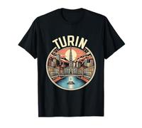 Vintage Turin Italy Gear | Retro Travel Souvenir T-Shirt
