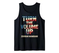 Vintage Turn The Volume Up Zohran Mamdani for Men Women Tank Top