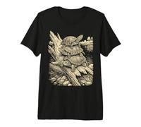 Vintage Turtle Forest Hiking Nature Camping Lakes Outdoor Premium T-Shirt