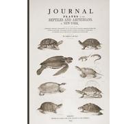 Vintage Turtle Zoology Illustration Journal: College Ruled Notebook, 6x9, 256 Pages
