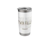 Vintage Twin Falls Idaho Stainless Steel Insulated Tumbler