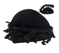 Vintage Twist Head Wraps Durag with Tassel Turban for Men Durag Edge Bandana Hat Men's Turban Scarf Tie Boys Hair Wrap Head Scarf