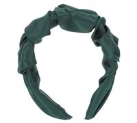 Vintage Twisted Cloth Headband for Women and Hair Decoration | Pure Colour Green Style, Fits Most People, Gentle Hold, No Shedding, for Anniversaries and Graduations