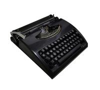 Vintage Typewriter Machine, Classic Manual Typewriter, Manual English Mechanical, Retro Inspired Portable Typewriters Handmade Props Model Retro Decoration for Free Writing Letters
