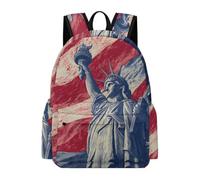 Vintage U.S.A. Freedom Classic Backpack Adjustable Shoulder Bag Daypack