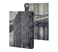 Vintage U.S.A. Manhattan Bridge Slim Case Compatible with iPad 10th 9th 8th 7th Generation 2022 2021 2020 2019 Protective Cover Stand