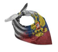 Vintage U.S.A. Russia Eagles Flags Women's Head Scarf Hair Square Scarves Headscarf for Sleeping Travel Beach 18"x18"