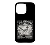 Vintage UFO Cowboy Roadrunner Desert Alien Abduction Case for iPhone 15 Pro Max