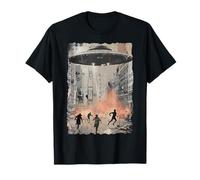 Vintage UFO / UAP Invasion Alien War Armageddon UFO T-Shirt