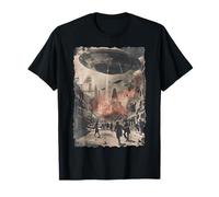 Vintage UFO / UAP Invasion Alien War Armageddon UFO T-Shirt