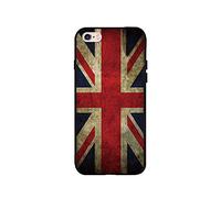 Vintage UK Flag Pattern Mobilephone Case Retro National Flag Resin Phone Case for iPhone 5 1 Pcs Sturdy and Practical Fashion Processing