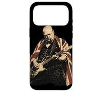Vintage UK Flag Winston Churchill Playing Guitar Case for iPhone 17 Pro Max