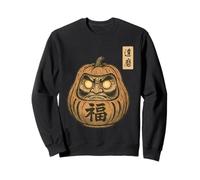 Vintage Ukiyo-e Japanese Pumpkin Daruma Doll Sweatshirt