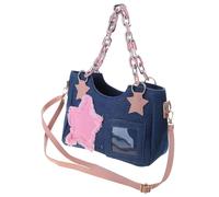 Vintage Underarm Bag Small Chain Bag Denims Handbag Fashion Shoulder Bags Commute Star Tote Bag for Daily Use Fashion Single Shoulder Bag Vintage Styles Bag