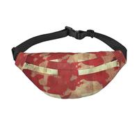 Vintage Union Jack British Flag Fanny Pack for Men Women Crossbody Waist Bag Everywhere Belt Bag Wallet Hip Bum Bag with Adjustable Strap Casual Chest Bag for Outdoor Hiking Cycling, Black, One Size