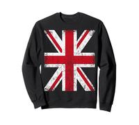 Vintage Union Jack United Kingdom British UK Flag Sweatshirt