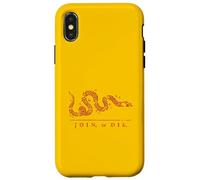 Vintage United States Ben Franklin 1754 Join or Die Snake Case for iPhone X/XS