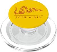 Vintage United States Ben Franklin 1754 Join or Die Snake PopSockets PopGrip for MagSafe
