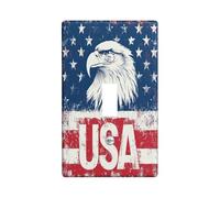 Vintage USA 4th of July Decorative Switch Cover 1 Gang Single Toggle, Eagles Independence Day Wall Plate Cover, Standard Size, Aesthetic Electrical Faceplate for Bedroom Living Room Decor