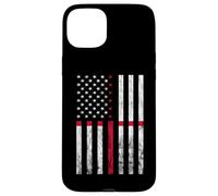 Vintage USA America English Flag St George's Cross England Case for iPhone 15 Plus