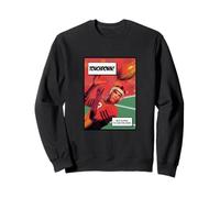 Vintage USA American Football Touchdown Sports Comic Graphic Sweatshirt
