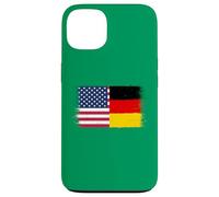 Vintage USA Germany Flag for Proud German Americans Pride Case for iPhone 13