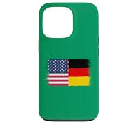 Vintage USA Germany Flag for Proud German Americans Pride Case for iPhone 13 Pro
