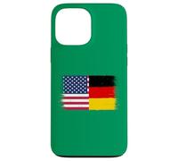 Vintage USA Germany Flag for Proud German Americans Pride Case for iPhone 13 Pro Max