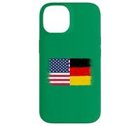 Vintage USA Germany Flag for Proud German Americans Pride Case for iPhone 14