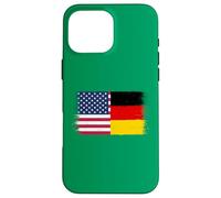 Vintage USA Germany Flag for Proud German Americans Pride Case for iPhone 16 Pro Max