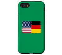 Vintage USA Germany Flag for Proud German Americans Pride Case for iPhone SE (2020) / 7/8