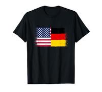 Vintage USA Germany Flag for Proud German Americans Pride T-Shirt