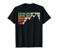 Vintage Utah Souvenir Big 5 Utah Mighty Five National Park T-Shirt