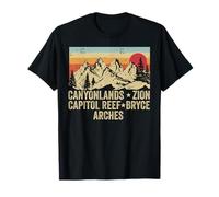 Vintage Utah Souvenir Big 5 Utah Mighty Five National Park T-Shirt