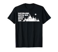 Vintage Utah Souvenir Big 5 Utah Mighty Five National Park T-Shirt