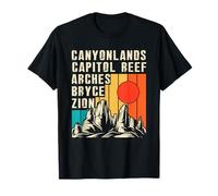 Vintage Utah Souvenir Big 5 Utah Mighty Five National Park T-Shirt