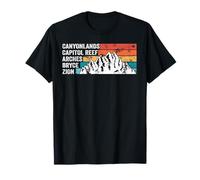 Vintage Utah Souvenir Big 5 Utah Mighty Five National Park T-Shirt