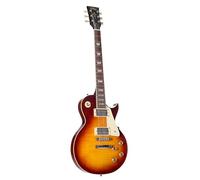 VINTAGE V100 ReIssued Electric Guitar ~ Flamed Iced Tea
