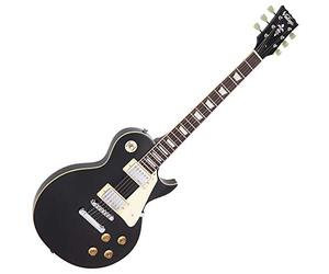 VINTAGE V100 ReIssued Electric Guitar ~ Gloss Black
