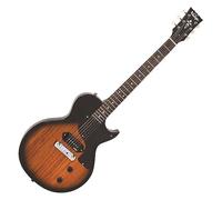 VINTAGE V120 ReIssued Electric Guitar ~ Two Tone Sunburst,4/4