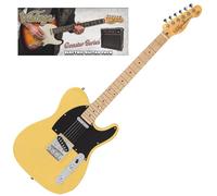 VINTAGE V20 MAPLE COASTER ELECTRIC GUITAR PACK - BUTTERSCOTCH