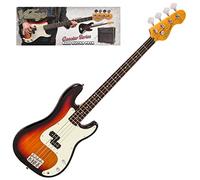 Vintage V40 Coaster Bass Guitar Pack - 3 Tone Sunburst