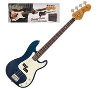 VINTAGE V40 COASTER BASS GUITAR PACK - CANDY APPLE BLUE