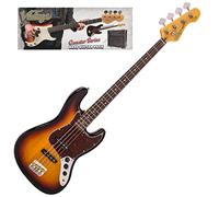 Vintage V49 Coaster Bass Guitar Pack - 3 Tone Sunburst, Multi