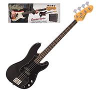 Vintage V49 Coaster Bass Guitar Pack - Gloss Black, Black