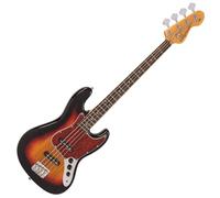 Vintage V49 Coaster Series Bass Guitar - 3 Tone Sunburst, Multi