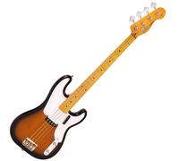 Vintage V51 ReIssued Bass Guitar ~ 2 Tone Sunburst