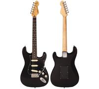 Vintage V60 Coaster Series Electric Guitar - Gloss Black, Black