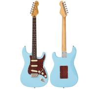 Vintage V60 Coaster Series Electric Guitar - Laguna Blue, Blue